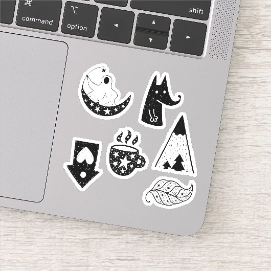 Stars & Constellations Night Sky Collectie Sticker (Detail)