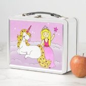 Stars & Diamond Princess & Unicorn Lunch box (In situ)