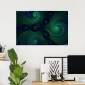 Stars die "Gogh" zegt Poster (Thuiskantoor)