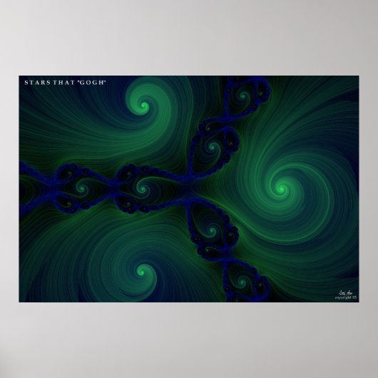 Stars die "Gogh" zegt Poster (Voorkant)