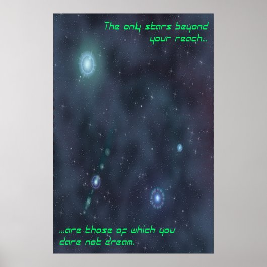 Stars dromen poster (Voorkant)