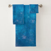 Stars en Blue Night Sky Artwork | Handdoekset Bad Handdoek (Insitu)