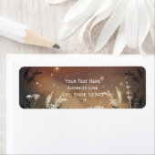 Stars en bruiloft in het Rustic Night Sky Etiket (Insitu)