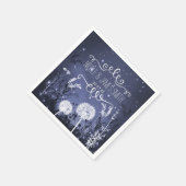 Stars en bruiloft van Twilight Sky Servet (Hoek)