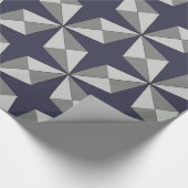 Stars en diamanten elk kleurenpatroon cadeaupapier (Hoek)