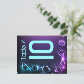 STARS en LIGHTS-tabelnummerkaart Briefkaart (Staand voorkant)