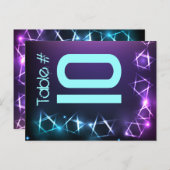 STARS en LIGHTS-tabelnummerkaart Briefkaart (Voorkant / Achterkant)