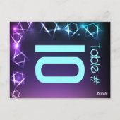 STARS en LIGHTS-tabelnummerkaart Briefkaart (Achterkant)