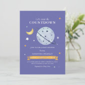 Stars en Moon Buitenspatie Baby shower (Staand voorkant)