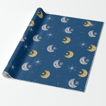 Stars en moons Gift Wrap