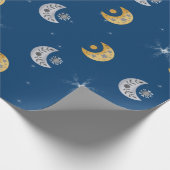 Stars en moons Gift Wrap Cadeaupapier (Hoek)