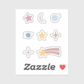 Stars en Planets Stickers (Vel)