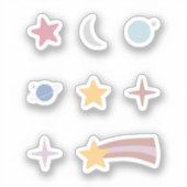 Stars en Planets Stickers (Voorkant)