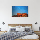 Stars en Red Rock Canvas Afdruk (Insitu (Slaapkamer))