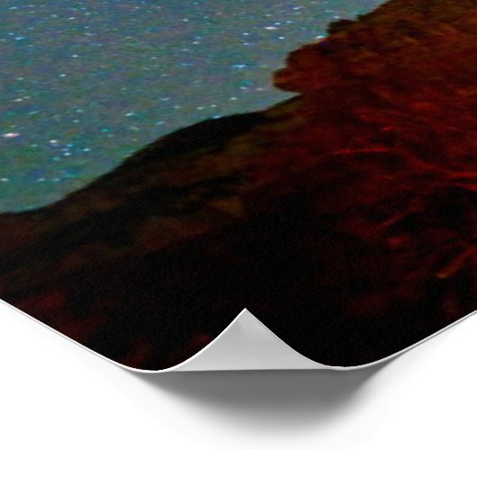 Stars en Red Rock Poster (Hoek)