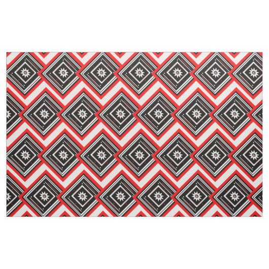 Stars en Squares Chevron Fabric Stof (Fat Quarter)