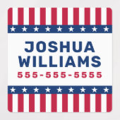 Stars en strepen noemen telefoon Amerikaans bezit Labels (Design 1)