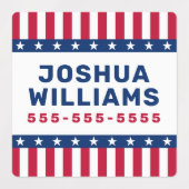 Stars en strepen noemen telefoon Amerikaans bezit Labels (Design 2)