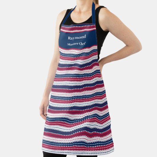 Stars en strepen - Patriottisch - Rood Blauw Schort (Insitu)