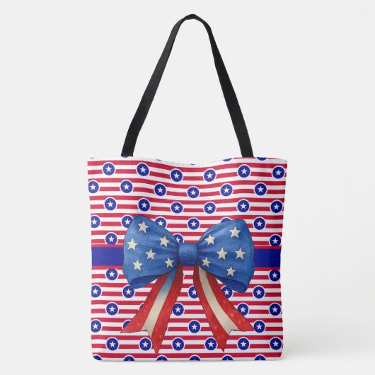 Stars en Strepen Tote Bag (Achterkant)