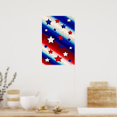 STARS EN STRIPEN Poster (Keuken)