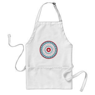 Stars en Stripes 4 juli Apron Standaard Schort