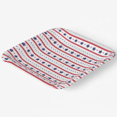 Stars en Stripes, 4 juli Bord papier (Gebogen)