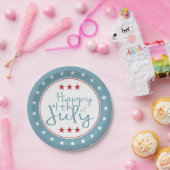 Stars en Stripes 4 juli-Bord Papieren Bordje (Feest)