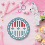 Stars en Stripes 4 juli-Bord Papieren Bordje (Feest)