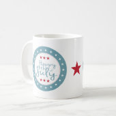 Stars en Stripes 4 juli koffie-Mok Koffiemok (Voorkant links)
