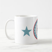 Stars en Stripes 4 juli koffie-Mok Koffiemok (Links)