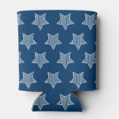 Stars en Stripes 4 juli Monogram Blikjeskoeler (Achterkant)