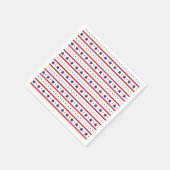 Stars en Stripes 4 juli Servet (Hoek)