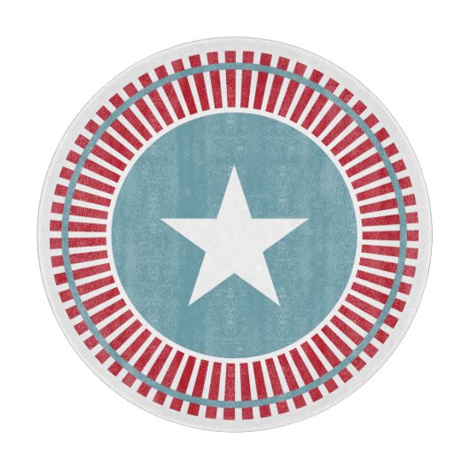 Stars en Stripes, 4 juli, snijvlak Snijplank (Voorkant)