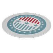 Stars en Stripes, 4 juli, snijvlak Snijplank (Hoek)