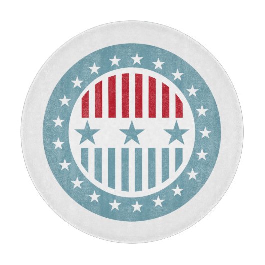 Stars en Stripes, 4 juli, snijvlak Snijplank (Voorkant)