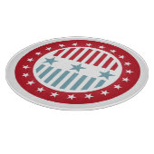 Stars en Stripes, 4 juli, snijvlak Snijplank (Hoek)