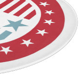 Stars en Stripes, 4 juli, snijvlak Snijplank (Hoek)