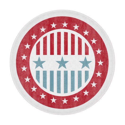 Stars en Stripes, 4 juli, snijvlak Snijplank (Voorkant)