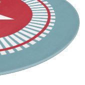 Stars en Stripes, 4 juli, snijvlak Snijplank (Hoek)