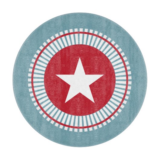 Stars en Stripes, 4 juli, snijvlak Snijplank (Voorkant)