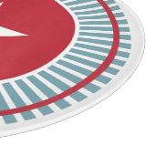 Stars en Stripes, 4 juli, snijvlak Snijplank (Hoek)