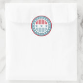 Stars en Stripes 4 juli stickers (Tas)