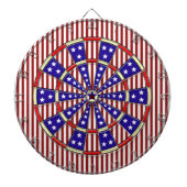 Stars en Stripes American Dartbord (Voorkant)
