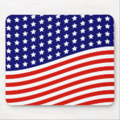 Stars en Stripes American Flag op 4 juli Muismat (Voorkant)