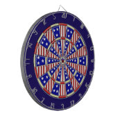 Stars en Stripes American Flag Patriotic Dartbord (Voorkant Links)