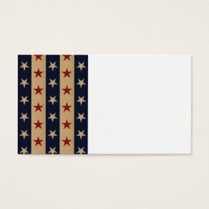 Stars en Stripes Americana Visitekaartje