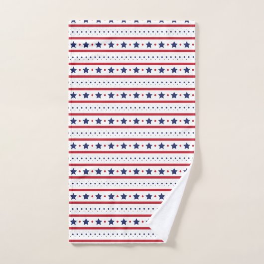 Stars en Stripes Bath Towel Set Bad Handdoek (Handdoek)