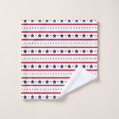 Stars en Stripes Bath Towel Set Bad Handdoek (Wasdoekje)