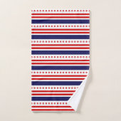 Stars en Stripes Bath Towel Set Bad Handdoek (Handdoek)